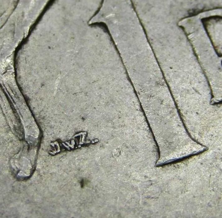 Moeda sul-africana de R1 de 1967 (erro raro de cunhagem dupla)