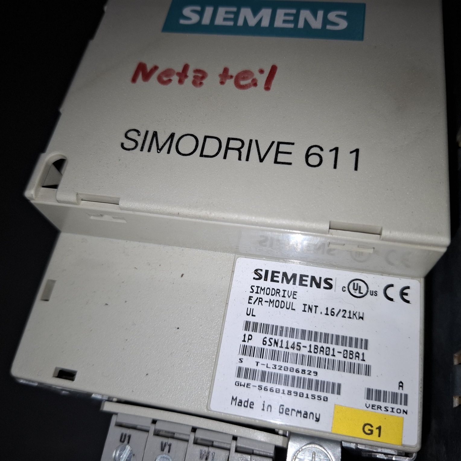 Zestaw: Sinumerik 840D, Simodrive 611 E/R, Sinumerik PCU50