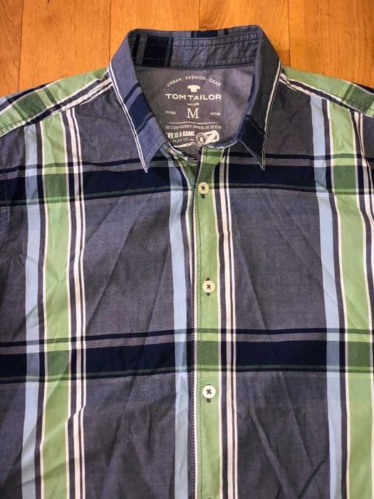 Koszula ns Krótki Rękaw Meska Tom Tailor Roz.M
