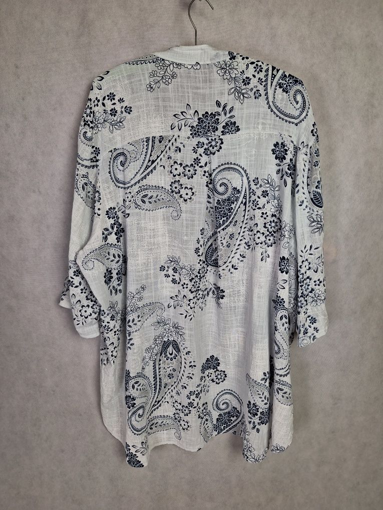 Piękna letnia narzutka bluzka kimono tunika rozmiar uniwersalny Italy