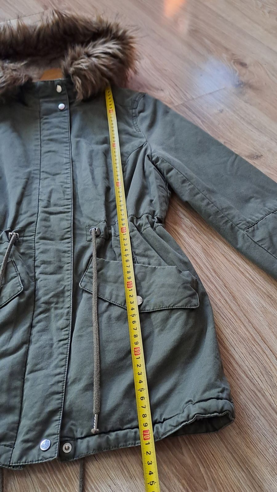 Kurtka parka khaki by H&M.