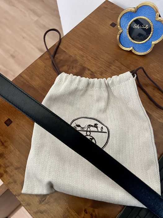 Hermes Skorzany Pasek Oryginalny