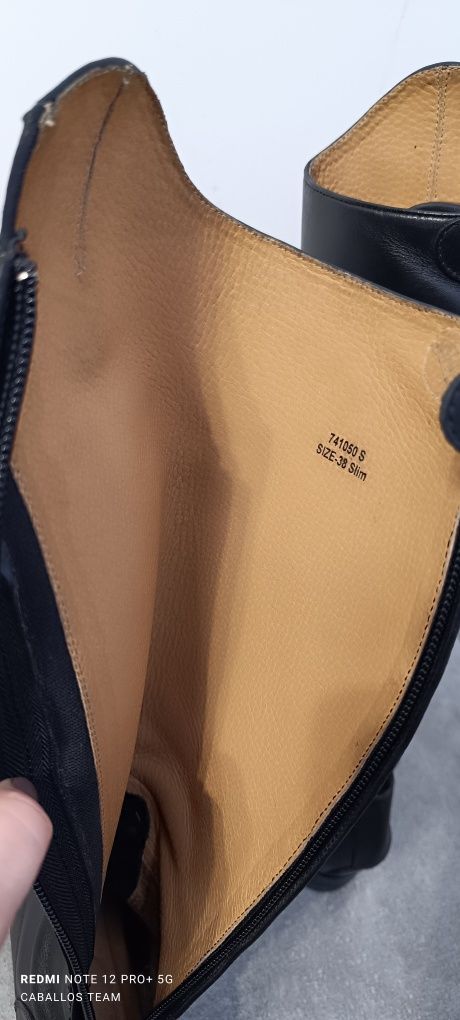 38 oficerki jeździeckie Steeds z brazylijskiej skóry