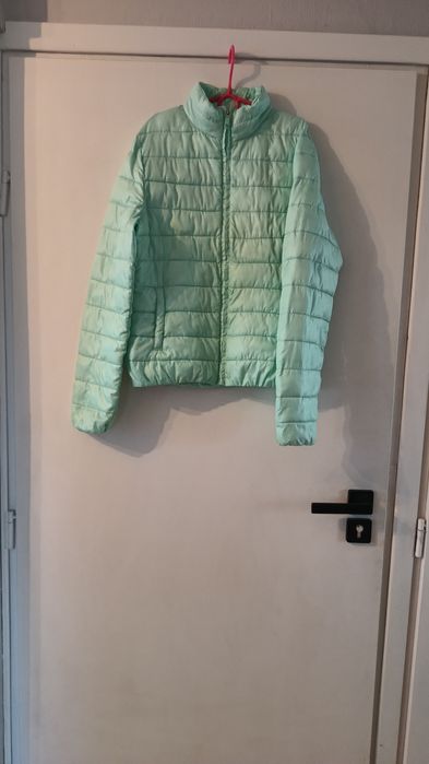 Kurtka dziewczęca miętowa
