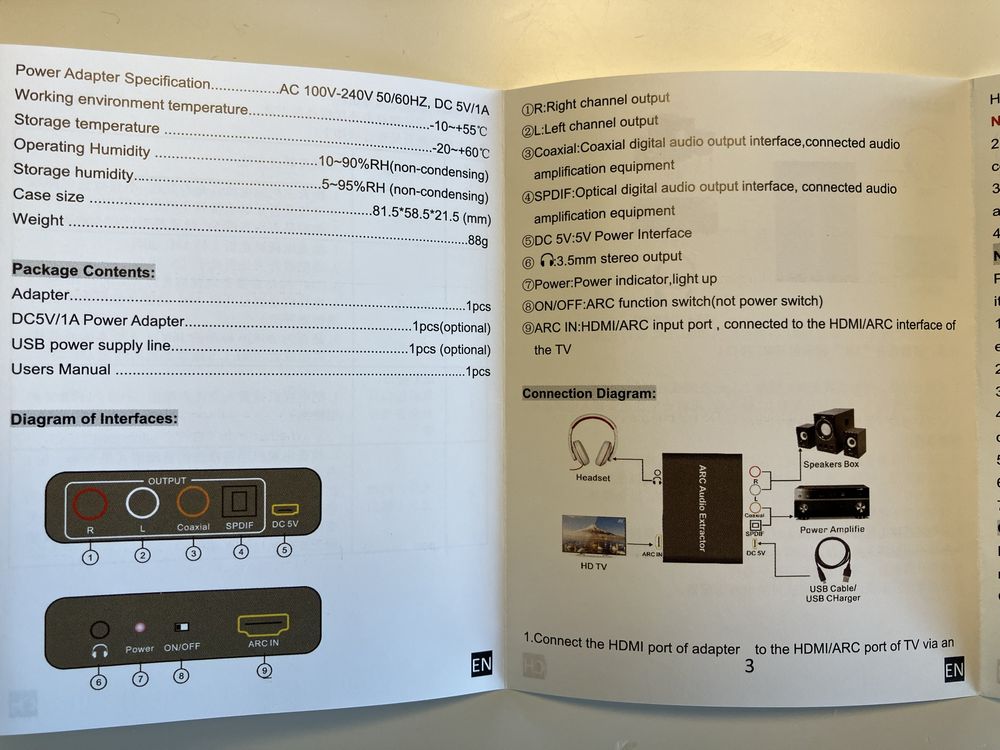 ARC audio extractor