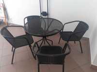 stół  i 4 krzesła ogrodowe