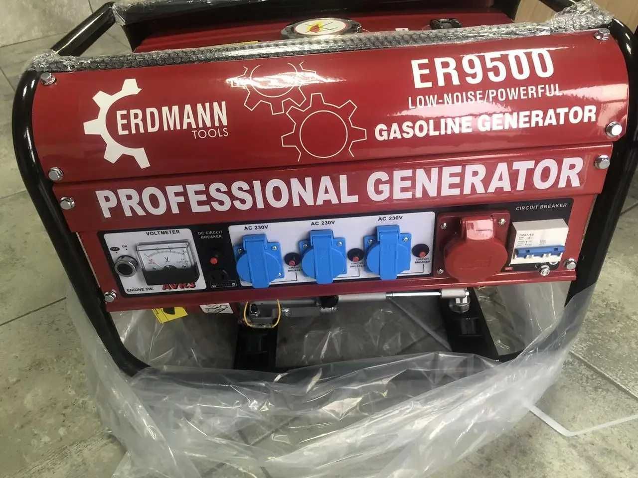 Продам новий генератор Erdmann tools er 9500, 4,5-4,8 кВт