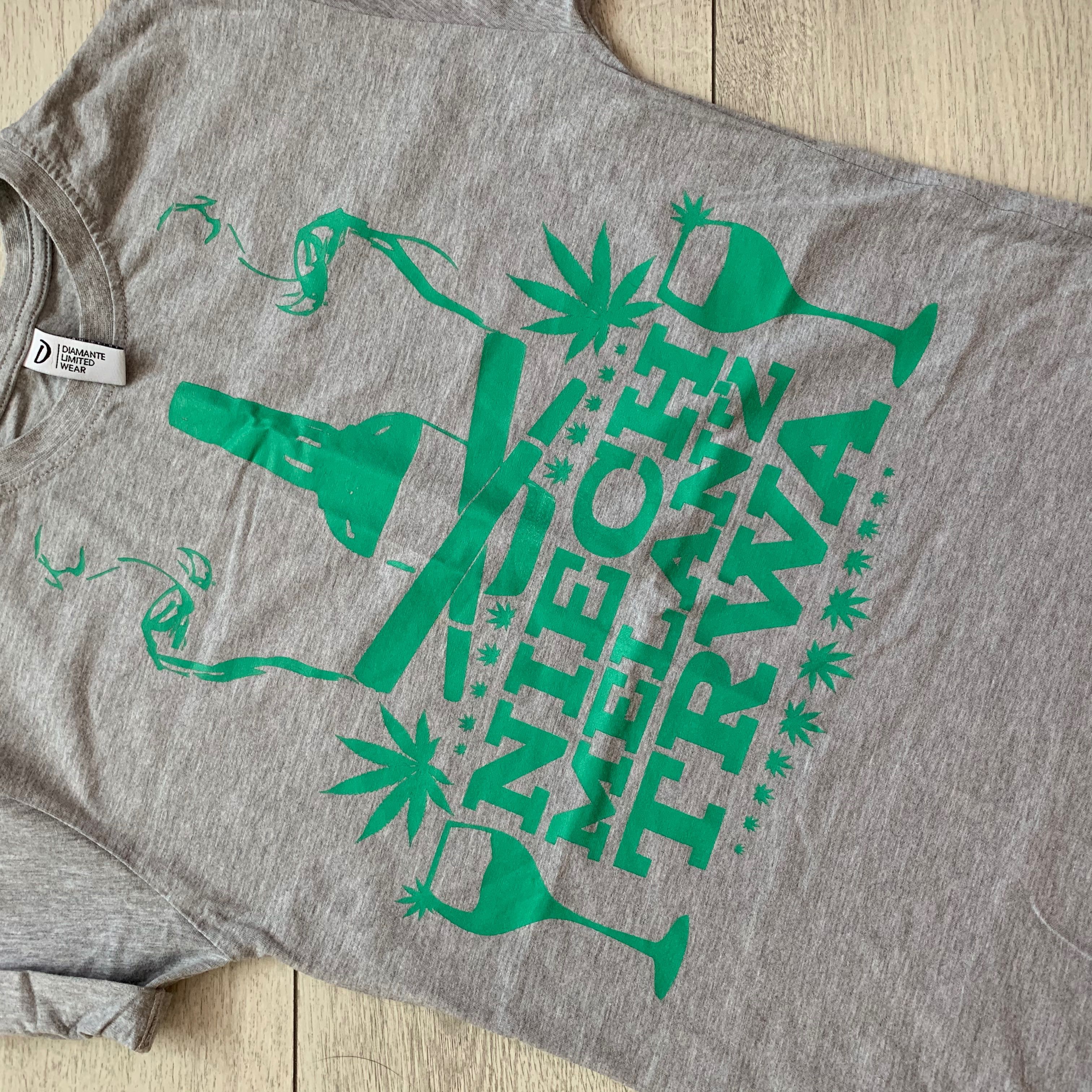 Szary T-Shirt Diamante Wear