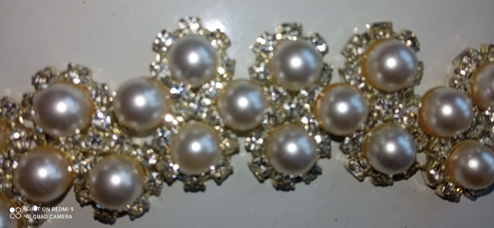 Намисто з  перлами та сережками, біжутерія