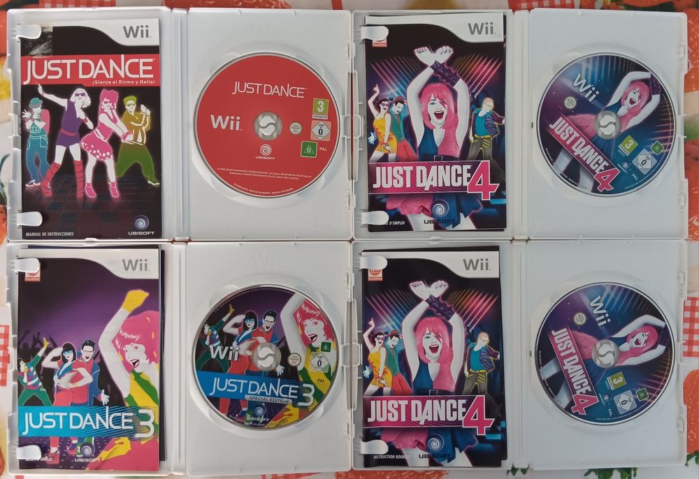 Conjunto Jogos Just Dance Nintendo Wii Feliz Natal