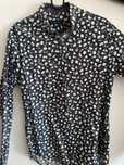 Camisa Zara - verde/branco