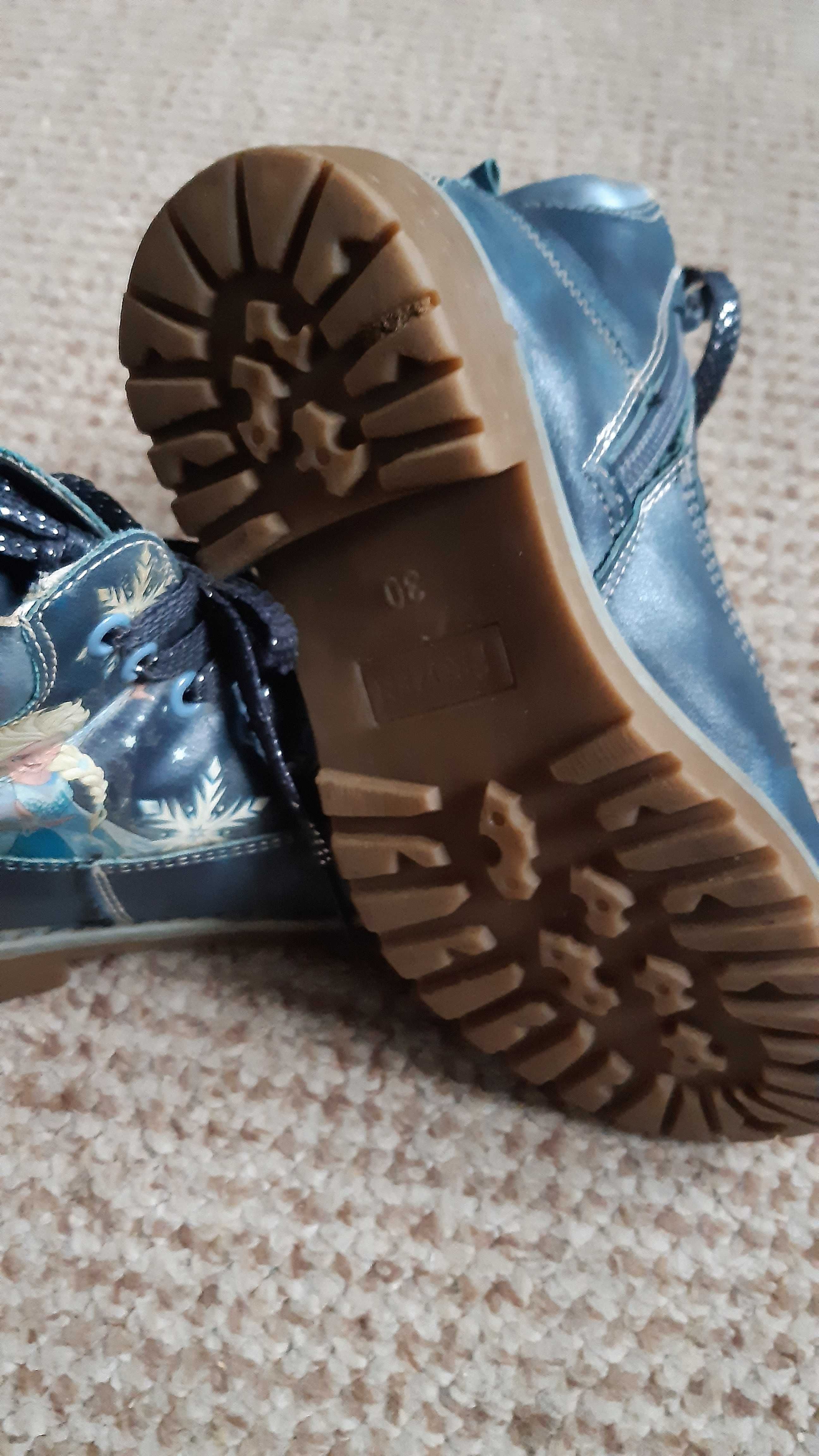 Buty trzewiki dziewczęce Disney Frozen kozaki R.30