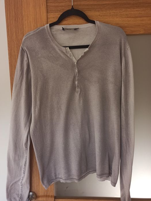 Sweter firmy All Saints męski beżowy