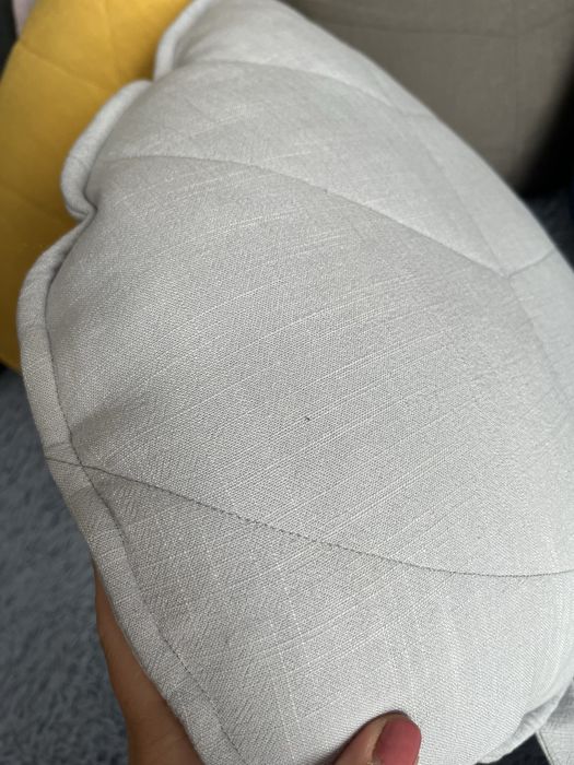 Poduszki lniane Liść