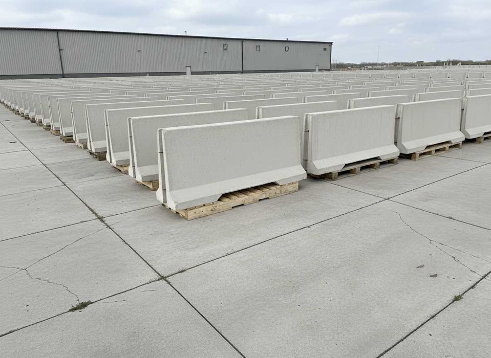 Betonowa zapora drogowa – bariera drogowa typu U14b, Jersey