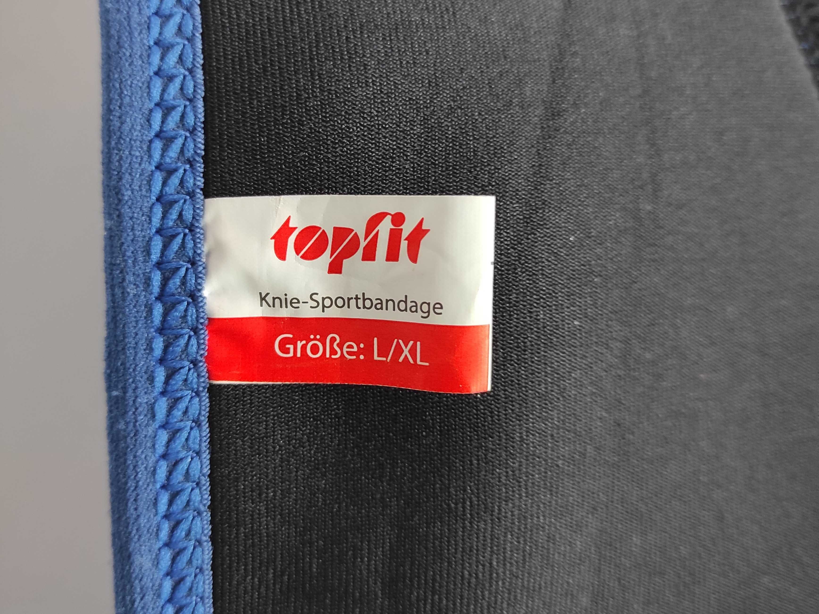 Наколенник, бандаж коленный Top Fit, размер L/XL, спортивный, неопрен