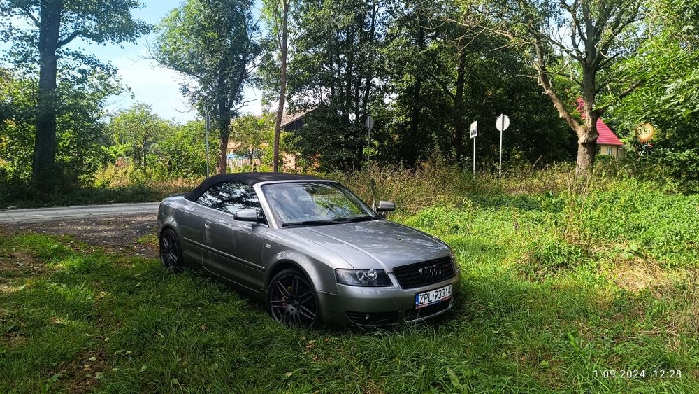 Audi A4 B6 Cabrio 2.4 V6 biegi w kierownicy