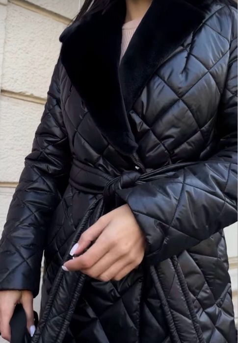 Пальто тепле стьобане