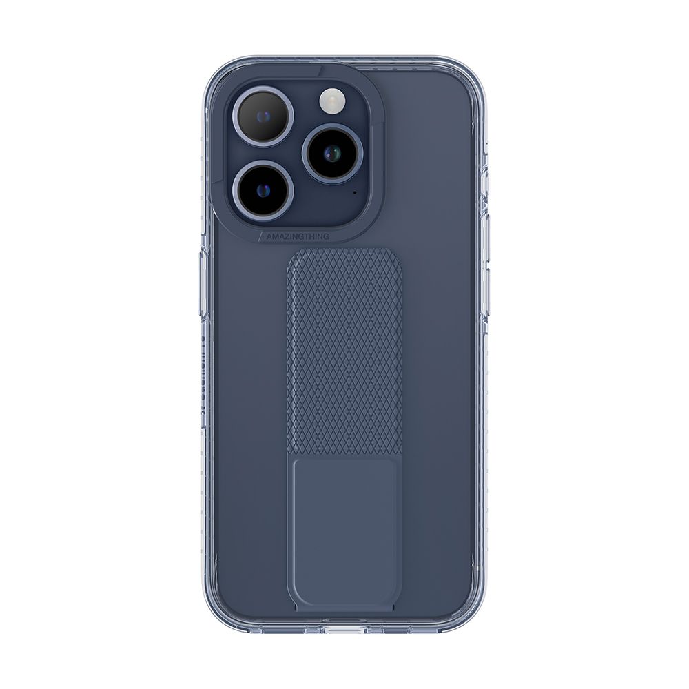 Amazing Thing Etui Titan Pro Do Iphone 15 Pro Granatowy Z Podstawką