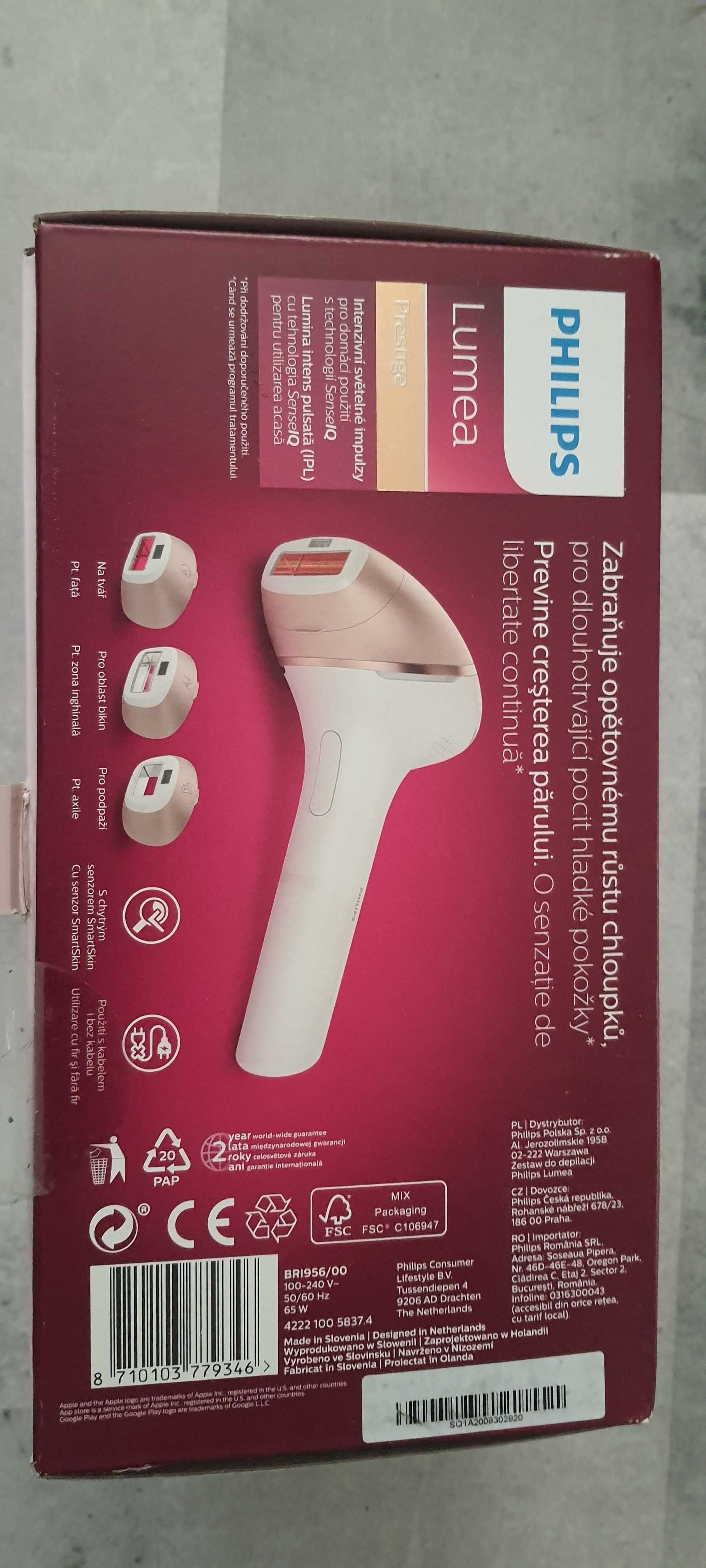 Depilator laserowy Philips Lumea Prestige