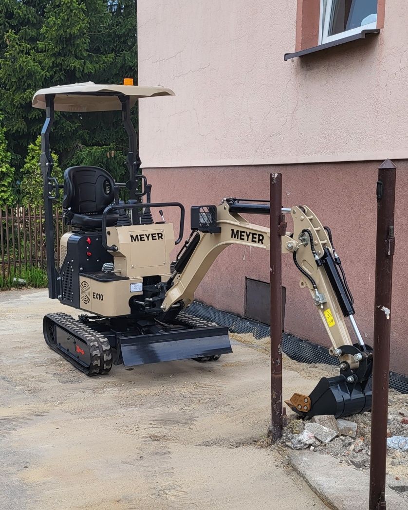 Wynajem minikoparki zagęszczarki usługi minikoparka roboty ziemne
