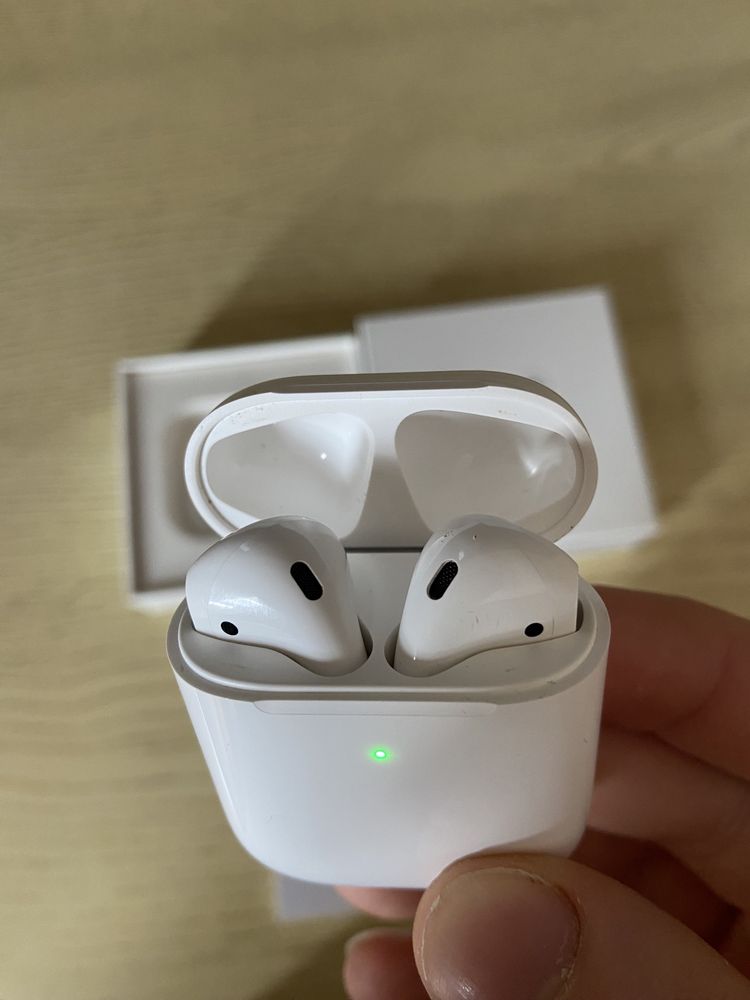 Airpods 2 with wireless charging case ТЕРМІНОВО!