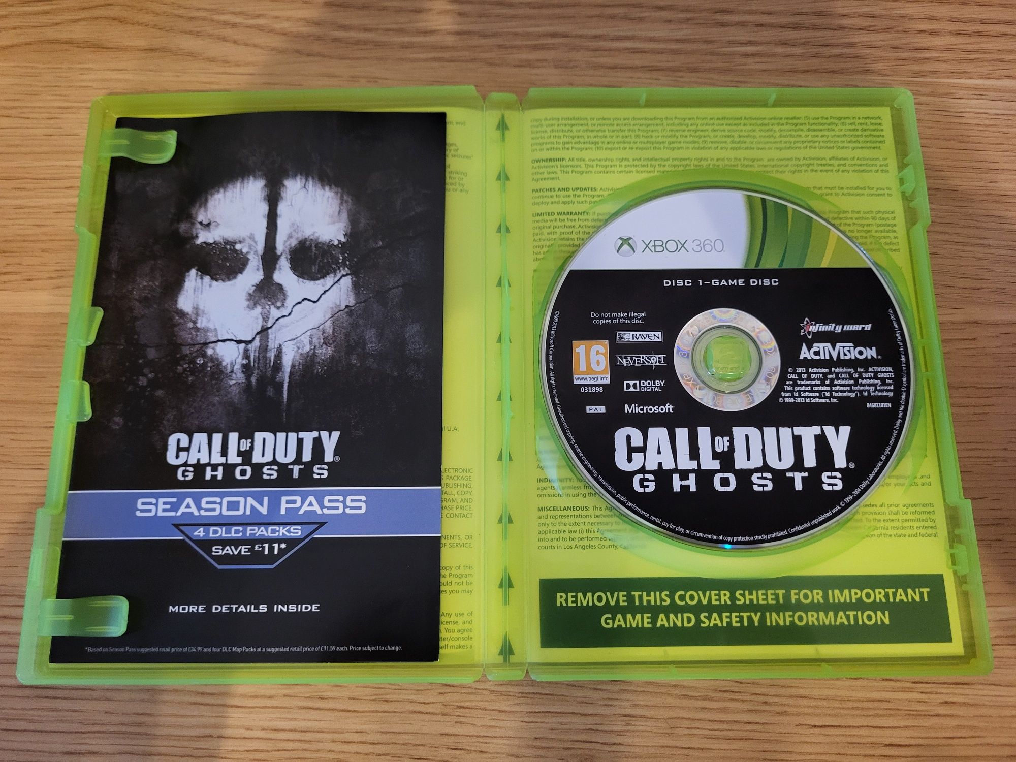 Call of Duty Ghosts gra xbox 360