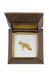 Owczarek niemiecki pin pozłocony w pudełku Art-Dog