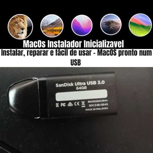 Boot pen Macos para formatar a sua mac