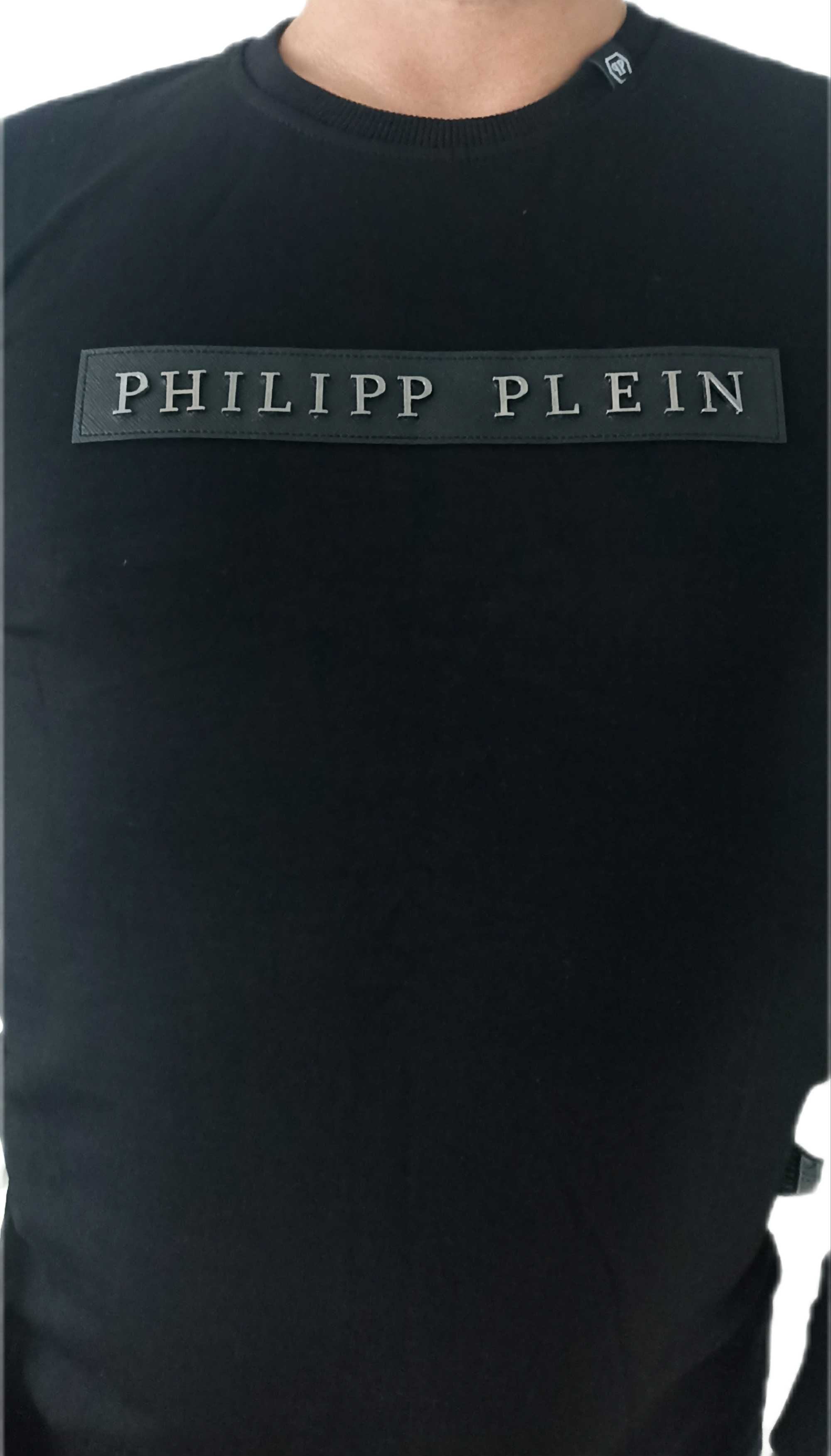 Philipp Plein Czarna Bluza r.S