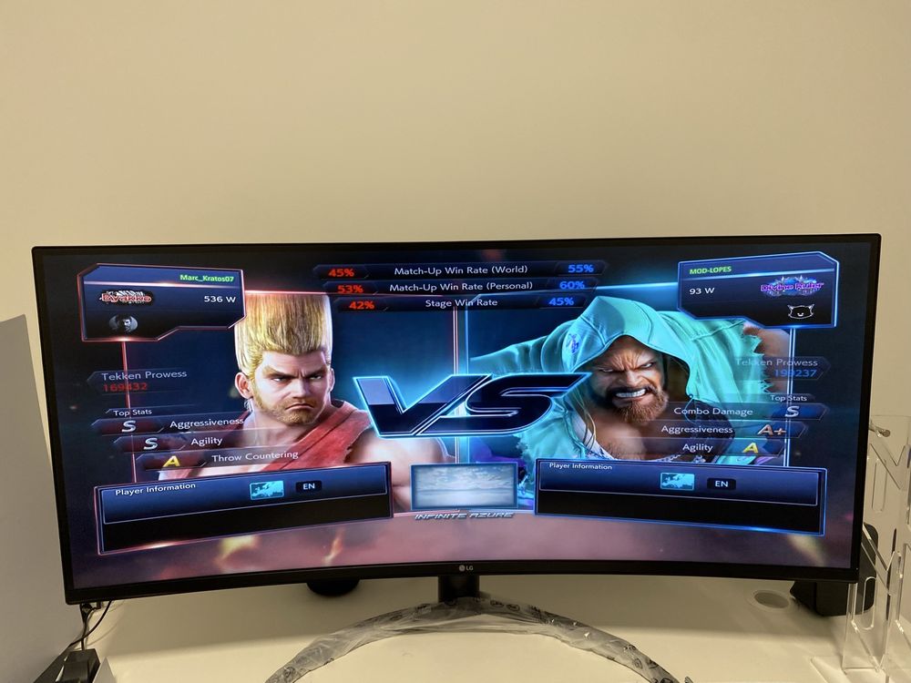 LG 34WP65CP-B 34" LED UWQHD 160Hz FreeSync Premium Curvado