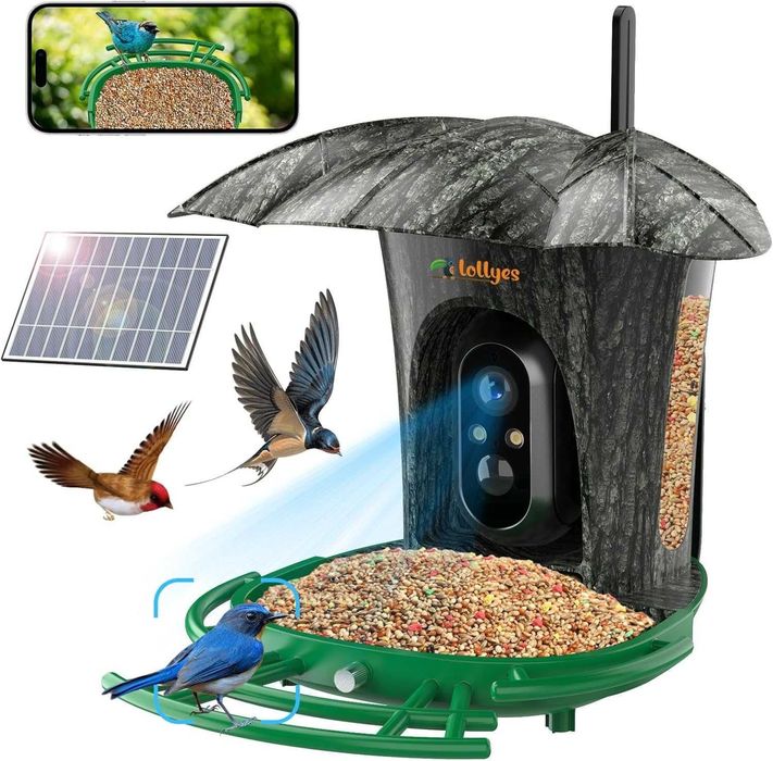 розумна годівниця для птахів Lollyes Bird Feeder