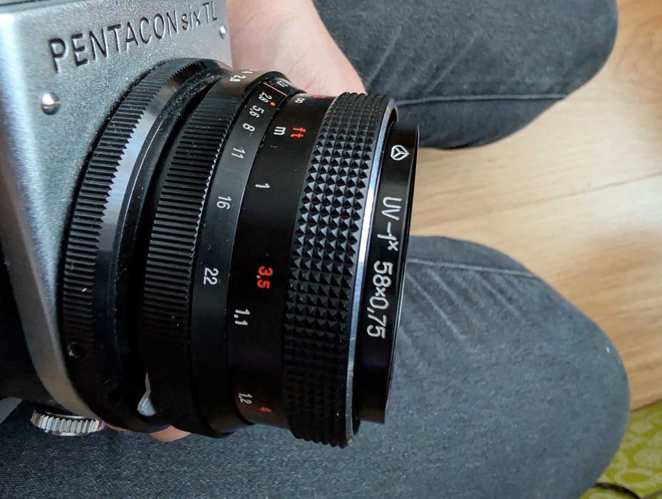 Pentacon Six TL + Pryzmat + Biometar MC F2.8 80mm