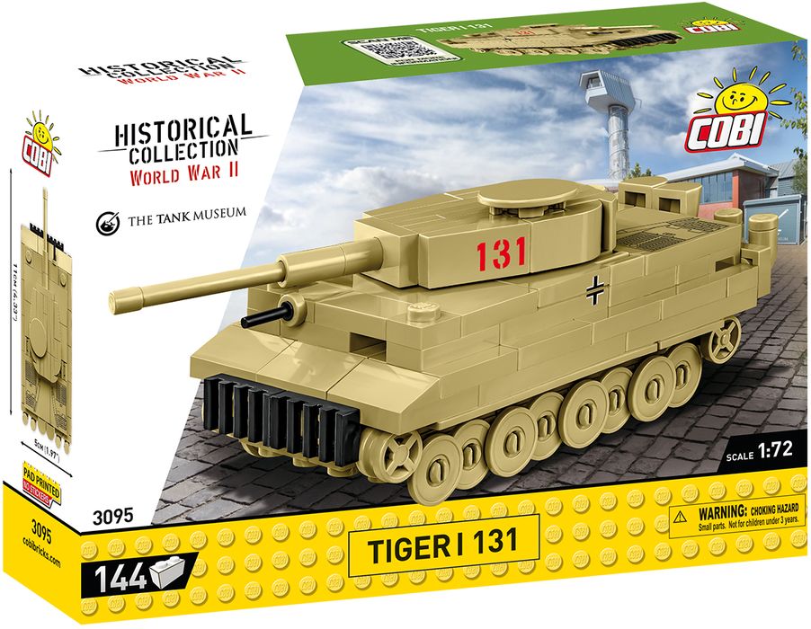 Klocki Cobi 3095 Czołg Tiger I 131 Hc Ww2 144 El.