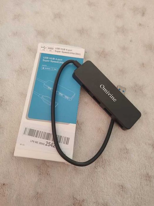 OMIVINE Adapter 4W1 USB na 4 Porty USB