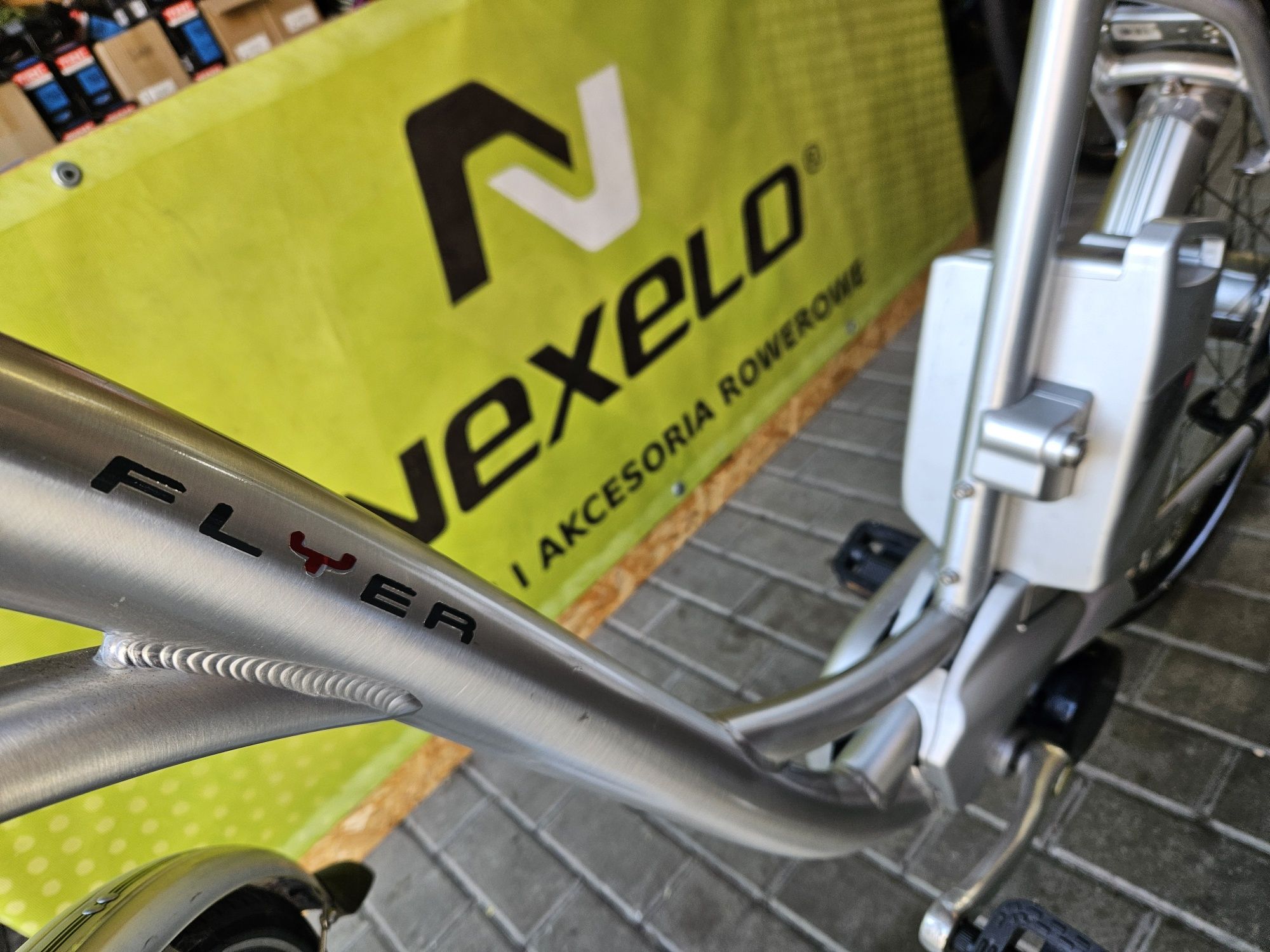 ROWER ELEKTRYCZNY ze wspomaganiem FLYER elektryk PANASONIC 36V