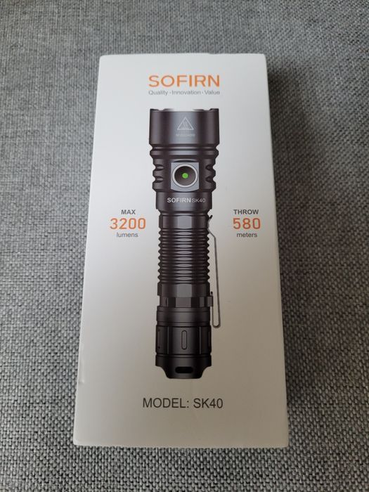 Sofirn SK40, fabrycznie nowa latarka taktyczna, mocna