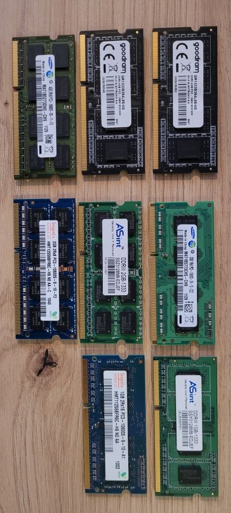 Pamięci RAM DDR3 DDR2 Procesory Intel i3 AMD komplet pc laptop