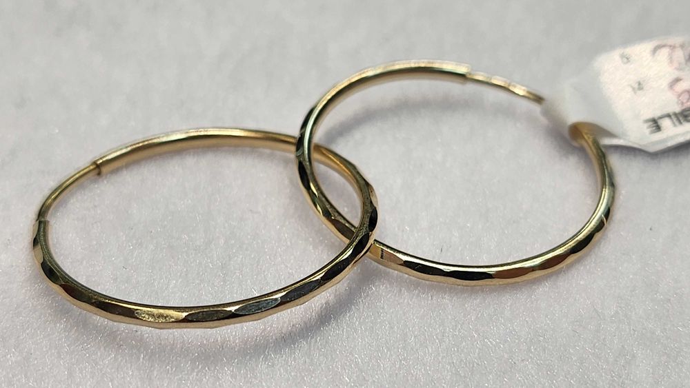 PIĘKNE ZŁOTE KOLCZYKI 585 1,42G Nowe! Best Mobile Lombard Nr.1416