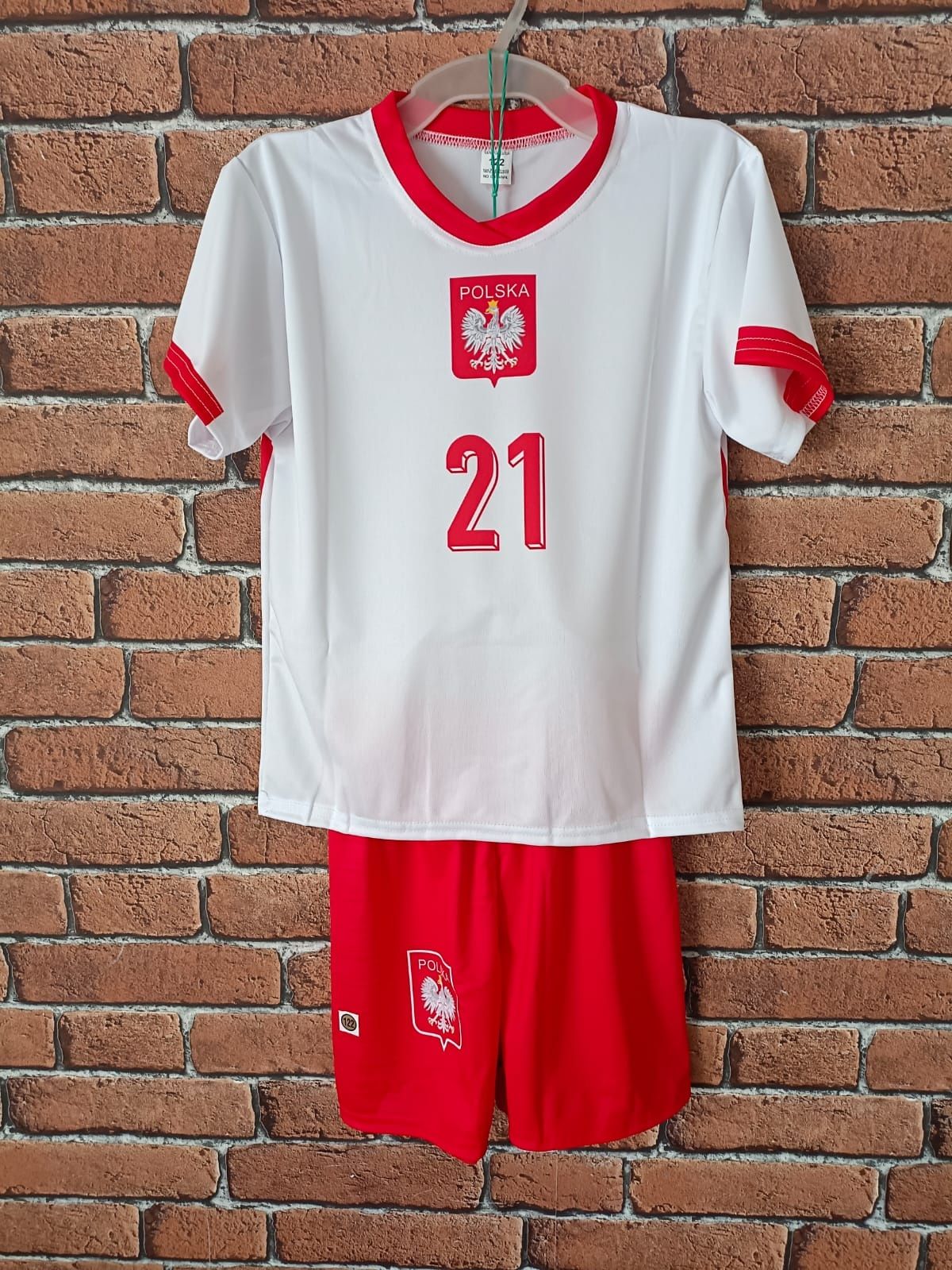 Strój piłkarski dziecięcy Polska Zalewski rozm. 122