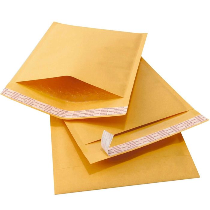 100x Envelopes de Papel com Interior de Bolhas e Fecho Adesivo