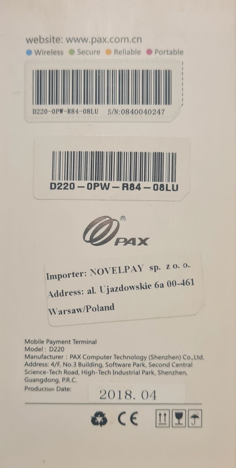 Terminal bezprzewodowy Eservice