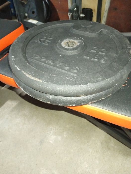 Discos/pesos musculação Domyus 10kg