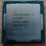 procesor intel i5 9400F + pasta stan idealny 100% sprawny