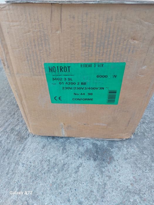 Kurtyna powietrzna nagrzewnica ze sterownikiem