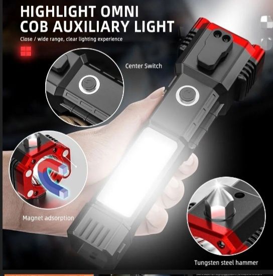 Акумуляторний перезаряжаємий Фонарик ліхтар светодиодный фонарь LED US