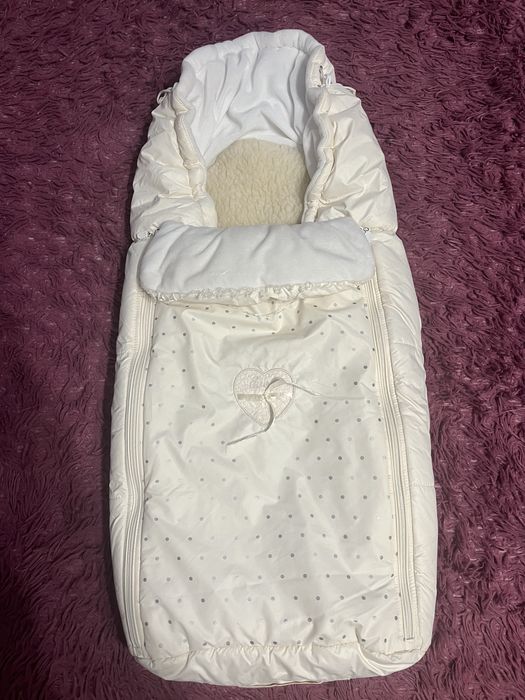 Конверт зимовий універсальний EVOLUTION 62 см молочний