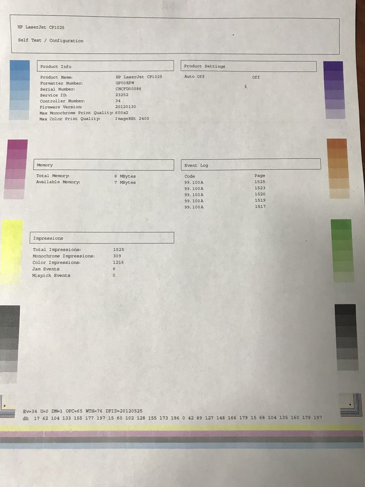 HP Color LaserJet Pro CP1025. Цветной лазерный принтер