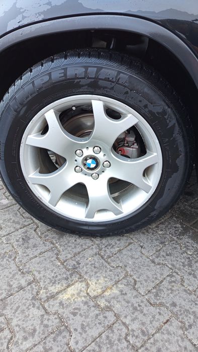 Sprzedam felgi 63 styling z oponami Pirelli zima R19 5x120 BMW X5 E53