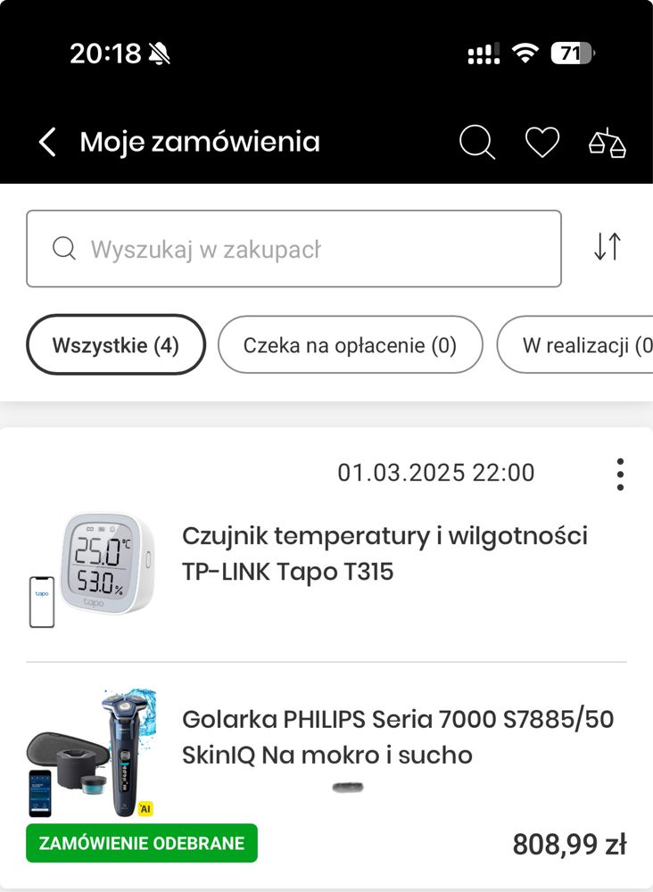 Golatka Philips S7885/50 series 7000